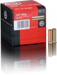 100 Stück NEUE GECO Wiederladerhülsen .357 Magnum (Boxerzündund)Original verpackt 100er Box #2318139
