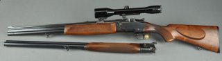 Bockbüchsflinte BBF CZ  Mod. ZH 305 incl. Zielfernrohr Kal.: 7x57R; 16/70 mit Wechsellauf BDF