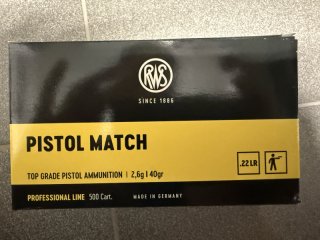 RWS Pistol Match 22 lr