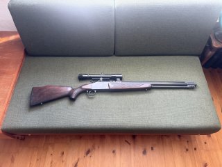 Tikka M77 Bockbüchsflinte , Kaliber 5,6x50RMag, 12/70, ZF 4x36/81, SEM