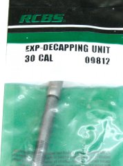 RCBS #9812 EXP-Decapping UNIT CAL 30 Zündhütchen Ausstoßerspindel für Kalibrier Matrizen Expand 308