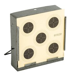 1x Scheibenkasten für Luftgewehr/Luftpistole 14x14cm (flach) mit Klammer für 10x10cm Zielscheiben!