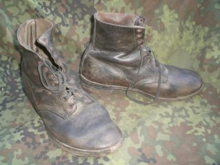 Wehrmachtshalbschuhe für Panzertruppe original 2. Weltkrieg