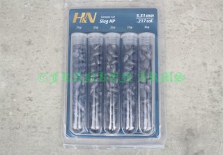 H&N Testkugeln SLUG HP 5,51mm .217 150 Stück 24060-10
