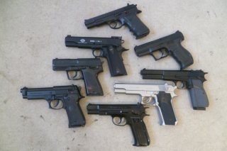 Konvolut Softair Federdruck-Pistolen 6 mm BB