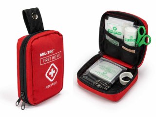 Mil-Tec First Aid Pack Mini Red #16025810 | Kompaktes Erste-Hilfe-Set Outdoor