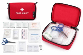 Mil-Tec First Aid Kit Small Rot #16026000 | Erste-Hilfe-Tasche kompakt