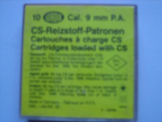 ** 10 Stk. CS-Reizstoff-Patronen - WADIE - 9 mm - P.A. **