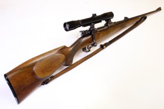 Repetierbüchse - System Mauser 98 mit ZF 4x32 | 8x57IS (Linkssschaft)