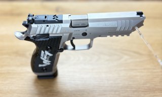 AREX Ganzstahl-Pistole ALPHA RACE WFORCE1, 5", Silver Finish, Optics Ready ++ NEUWARE ++