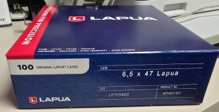100St. Lapua Hülsen 6,5x47 Lapua - NEU
