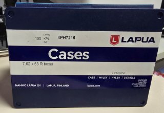 100St. Lapua Hülsen 7,62x53R - NEU