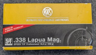 20x RWS Speed Tip Professional .338 Lapua Magnum 16,2g / 250gr