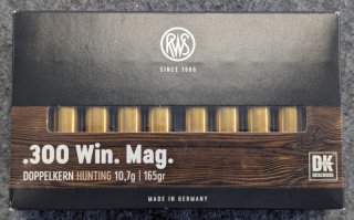 20x RWS Doppelkern .300 Win. Mag. 10,7g / 165gr