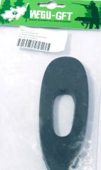 WEGU Zwischenlage 8mm | WEGU-GFT Zwischenstück SCHWARZ 8mm Holzschaft - Schaftkappe