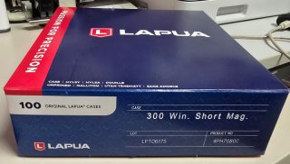 100St. Lapua Hülsen 300 Win. Short Mag. - NEU