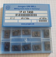 ANSCHÜTZ bietet: 10 X Jongen Wendeplatten FP 41 TA50 Wendeschneidplatten