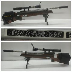 >!< **** ANSCHÜTZ 2001 SuperAir **** Komplett Umbau **** Field Target **** Match Luftgewehr **** >!<