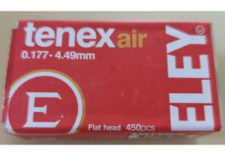 ELEY TENEX AIR rot Kopfmaß 4,49