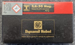 40x RWS 5,6x50 Magnum Teilmantel 4,1g / 63gr