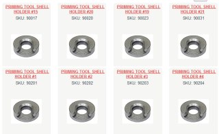 LEE Priming TOOL Shell Holders | Hülsenhalter 21 Größen für fast alle Kaliber #1,2,3,4,5. .. 25