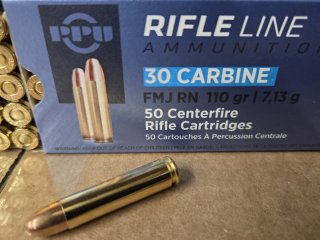 .30Carbine/110grs FMJRN PPU 500 stk. A-024 # SSZ Berka