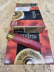 .12/89 Magnum Federal Buckshot 1 Buck 5 stk. Angebot!! #P135 1B#