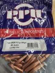 7mm-.284/158grs PPU B-105 Grom Geschosse 50 Stk. # SSZ Berka