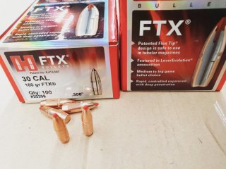 .30/160grs FTX Hornady No. 30395 Geschosse 100 Stk. #