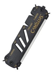 Camillus Multifunktionsschärfer Glide, Hartmetall-, Keramikklingen, Schwarz
