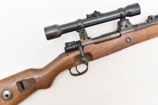 WK II Scharfschützen / ZF Karabiner 98 k im Kal. 8x57 JS mit Carl Zeiss " Zielvier " und Turmmontage