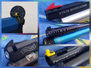 Pistolenkornen konrsatz korn Morini Walther Steyr Feinwerkbau und andere WKP