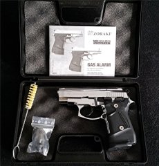 Zoraki 914, glanz-chrom, 9mm, P.A.K. frühe (alte) PTB 972 !