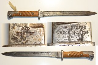 deutsches Bajonett 84/88, stark gebraucht