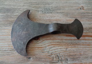 ALTER WIKINGER AXTKOPF