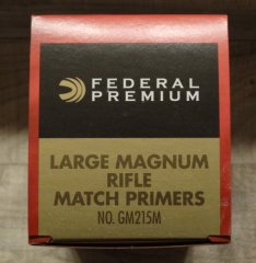 Zünder von Federal Gold Medal Large Rifle Magnum Match # GM215M