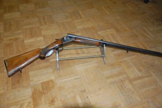Doppelflinte El Faisan Spanien Kal 16/70 mit Buntgehärteter Basküle u. Flugwildmotiven