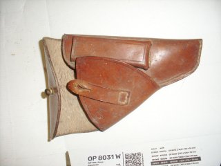 Altes Pistolen holster handgenäht so pp Grösse