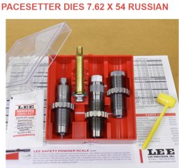 LEE 3-Die-Pacesetter Langwaffen Matrizensatz-SET Full-Length | 7,62x54 RUSSIAN 7.62 x 54 #90731 NEU