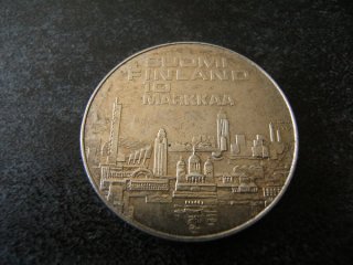 Schwere Silbermünze Finnland