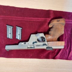 Walther GSP, vernickelt, Kal. .22 lr