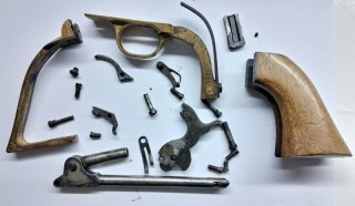 Konvolut Ersatzteile Kleinteil für Perkussionsrevolver Revolver COM 1851 NAVY MODEL .44 Black Powder