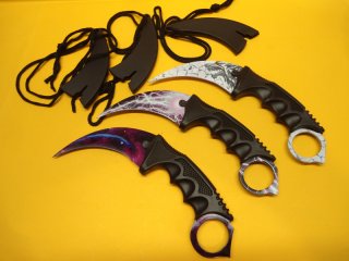 3x Karambit Messer Konvolut 43ABC