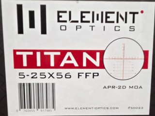 Element Optics #Titan # FFP #1/4 MOA