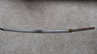 Handgeschmiedetes-Gefaltetes Damaszener Katana KLINGE