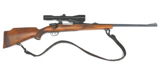 Repetierbüchse Jagdgewehr System Mauer 98 Kal. 7 mm Remington Magnum, Bj. 1970, mit ZF Nickel 6x43