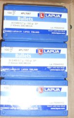 300 Lapua .30 Geschosse 150gr SP Mega