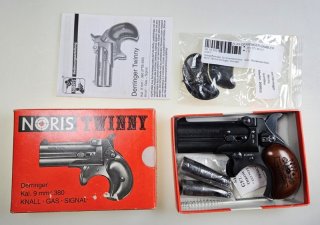 RÖHM im Auftrag von NORIS, TWINNY, Derringer, 9mm Knall