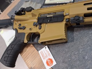 Haenel CR223; neu; mit Matchabzug; sand