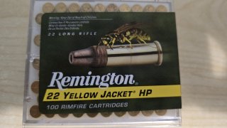 100 St. Remington 22 LR Yellow Jacket HP